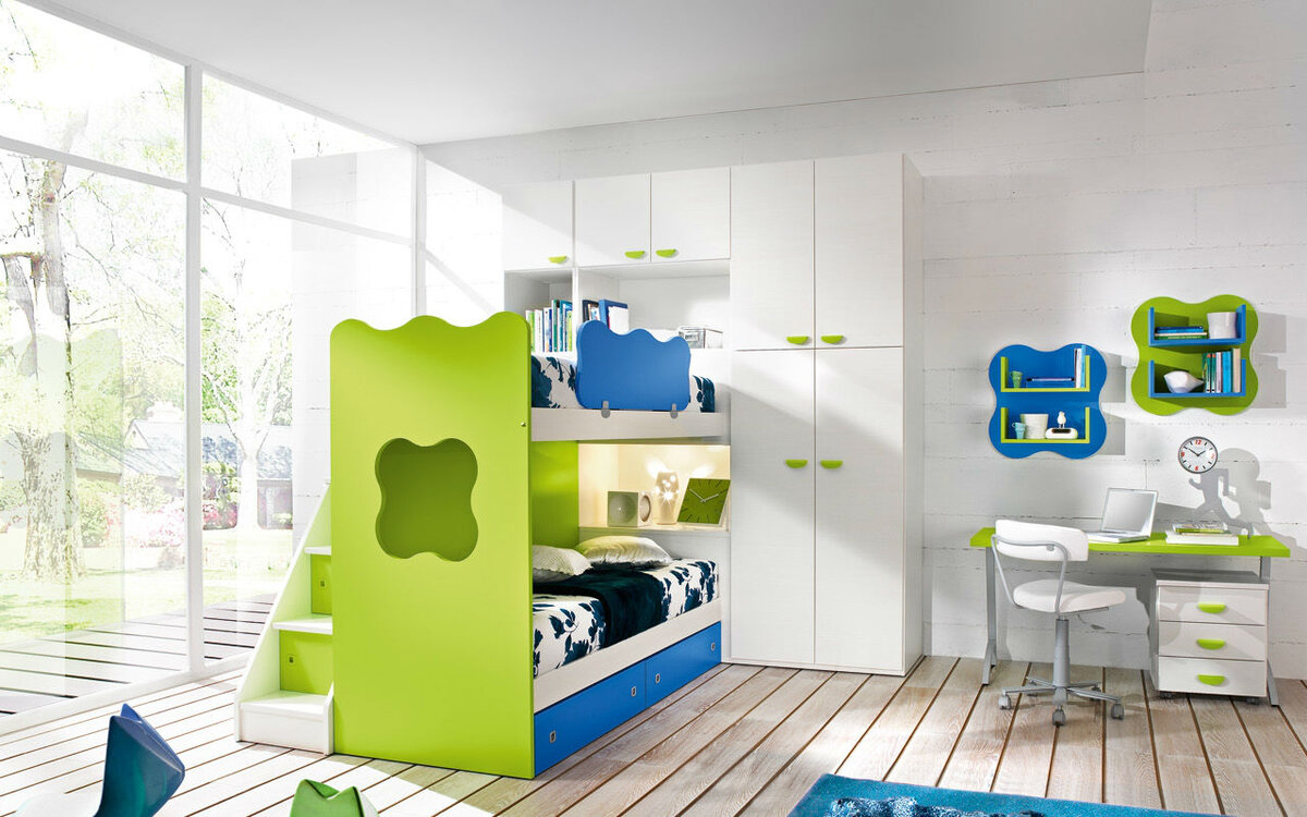 Пример интерьера детской комнаты