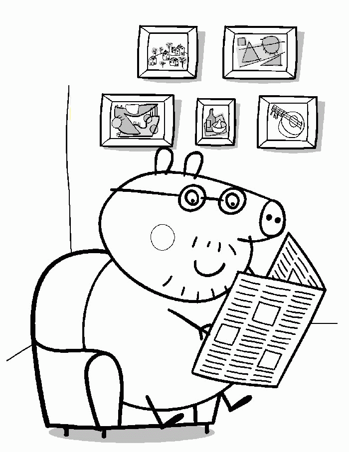 Peppa Pig Coloring Pages