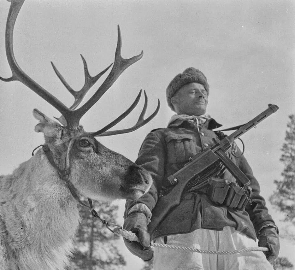 Финский солдат в годы Второй мировой войны. Источник фотографии: https://www.tumblr.com