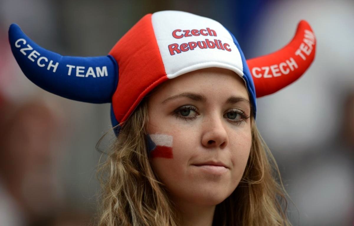 Болельщица сборной Чехии