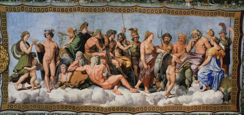 Пантеон богов Древней Греции.