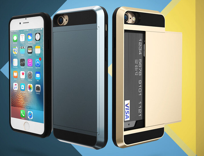 Чехол для телефона с отделением для карт