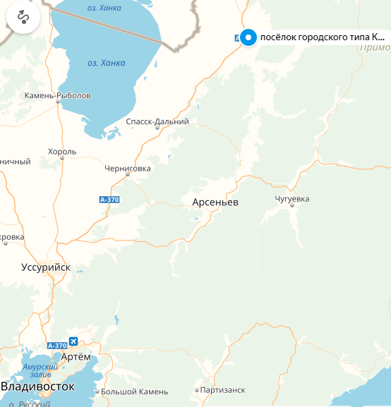 Карта спасска приморский край