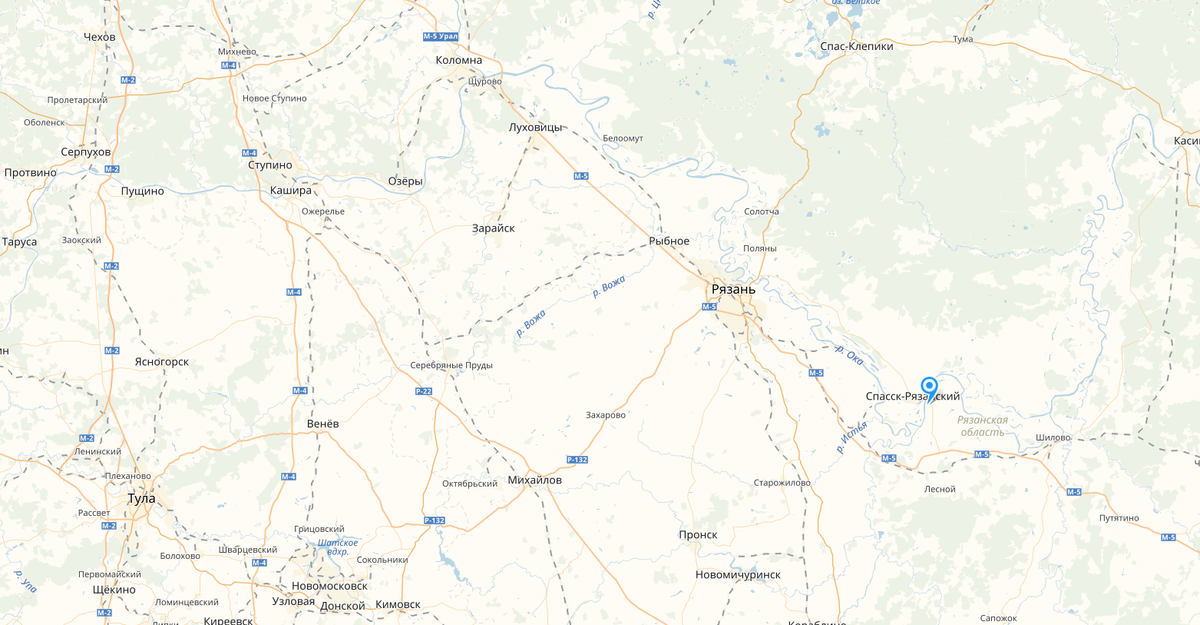 Спас клепики рязань карта