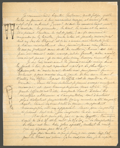 Письмо сестре А. Рэмбо. Фото: sothebys.com