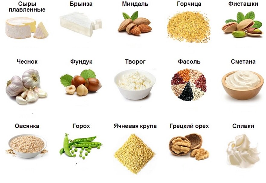 20 продуктов, богатых кальцием