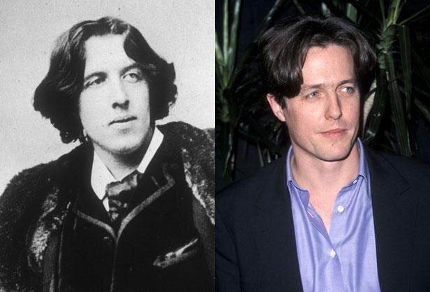 Look-alike from the past - Oscar Wilde and Hugh Grant