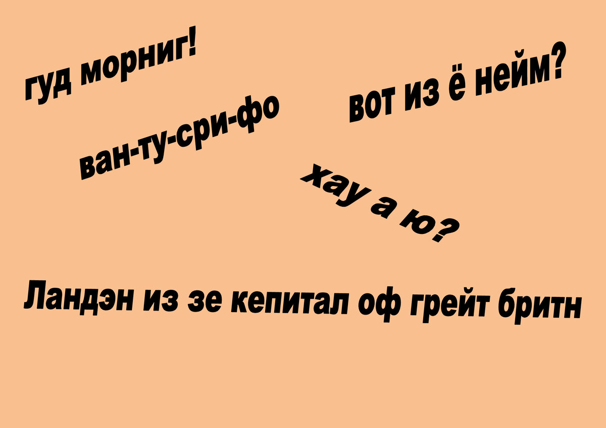 Почему нельзя писать русскими буквами английские слова | Учу английскому |  Дзен