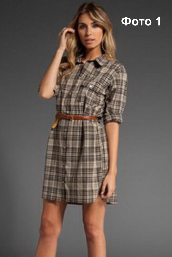 Платье рубашка по универсальной выкройке