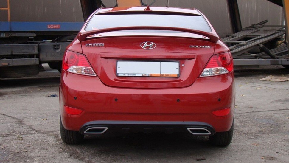 Заднего бампера