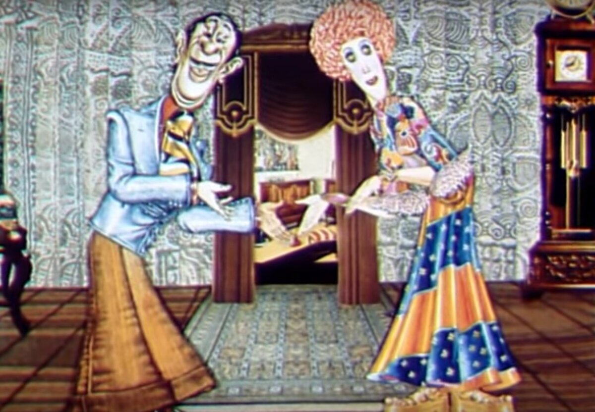 кадр из мультфильма "Какого рожна хочется?" Киевнаучфильм, 1975