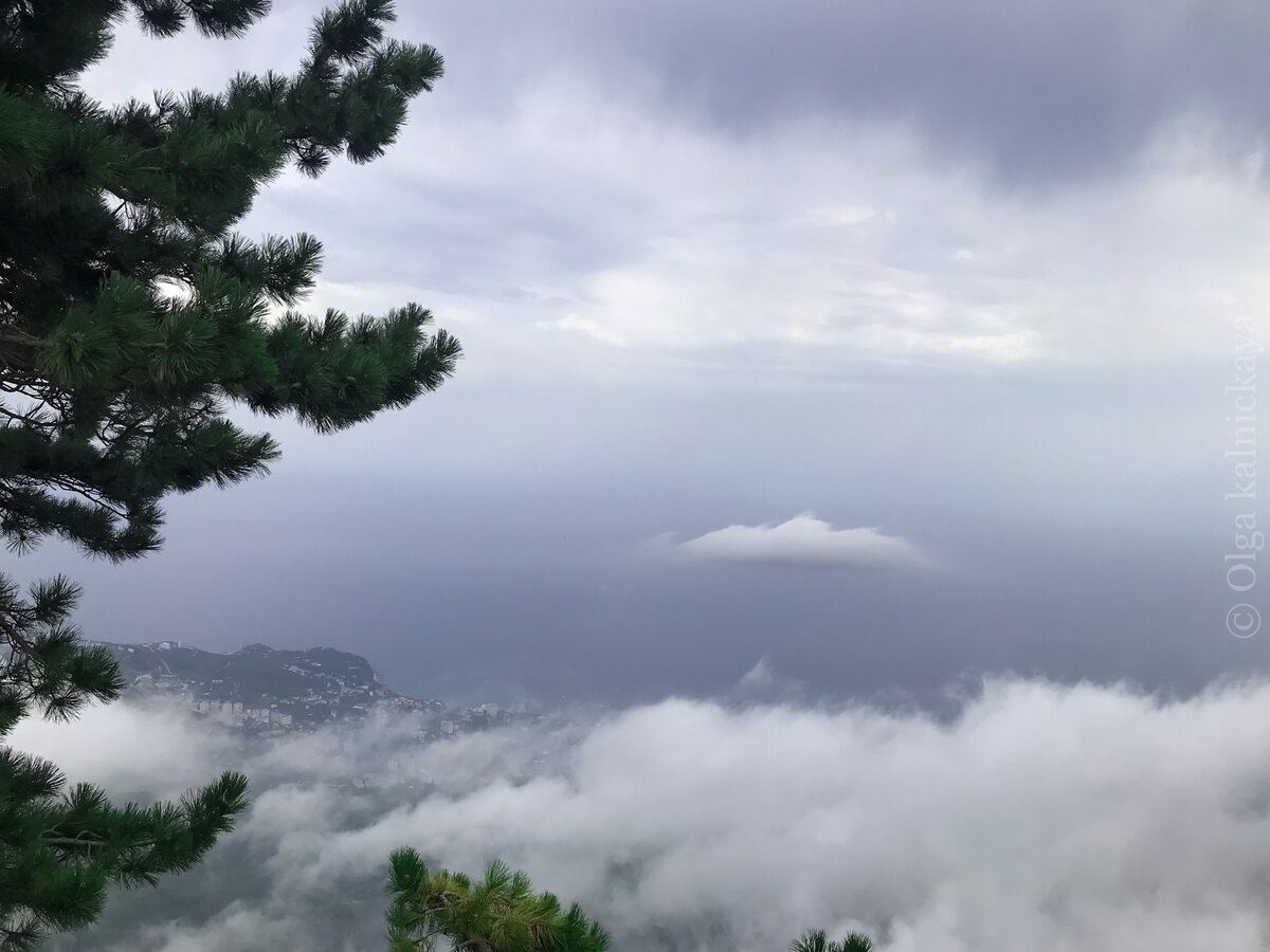 Восхитительные виды со смотровой площадки на Ай-Петри.