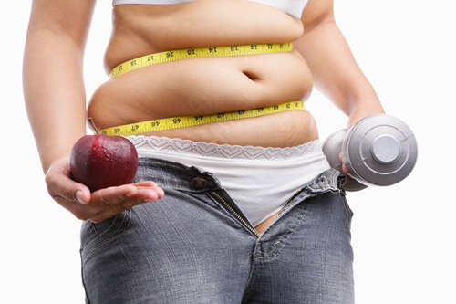 Ожирение  1 степени считается, когда вес превышает норму на 20-29%. Симптомами  начальной степени ожирения являются: одышка, возникающая во время  подъема по лестнице, ходьбе и т. п., различные эмоциональные  расстройства (депрессия, подавленное состояние, появление комплексов и  т. д.).
 В первую очередь, при ожирении 1 степени страдают такие органы как:  щитовидная и поджелудочная железа, надпочечники, позвоночник, суставы и  другие немаловажные органы.
 Если вовремя не предпринять меры, то можно навсегда распрощаться со  здоровьем, так как есть большие риски получить в «подарок» такие  заболевания как: сахарный диабет, гиперинсулемию, гипофункциональность и  другие недуги.
 В данном случае избавиться от лишних кило намного проще, чем людям  страдающим ожирением 2 и 3 степени. Но принцип похудения неизменен, то  есть необходимо исключить все вредные продукты и интенсивно заниматься  спортом. Но сначала, обязательно необходимо проконсультироваться с  лечащим врачом, во избежание различных проблем.