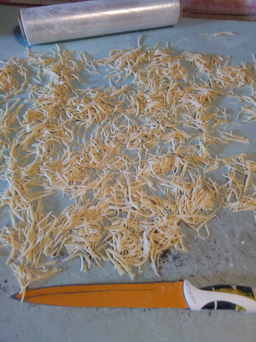 Лапша готова.