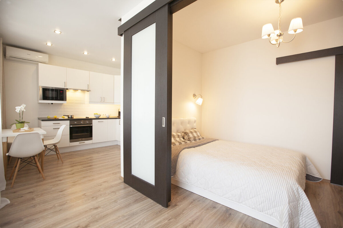 Квартира дизайнера Анастасии Казаковой / Площадь 45,29 м²