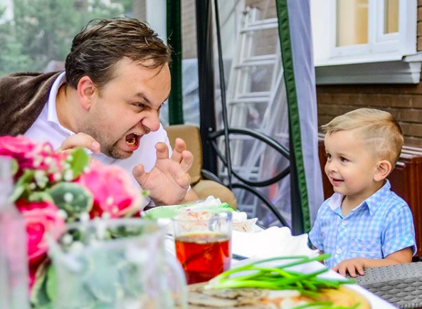 Папы тоже умеют раздражаться, но сегодня не о них. Фото из личного архива