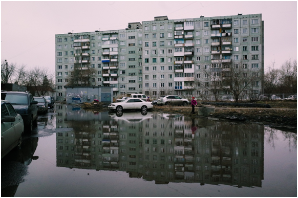 «Пейзаж с наводнением» или «родные панельки». Все изображения ниже взяты из группы vk.com/jvcr1