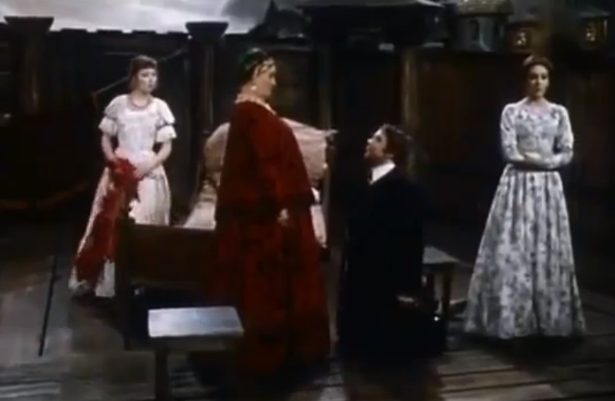 Кадр с экранизации "Грозы" 1977 года