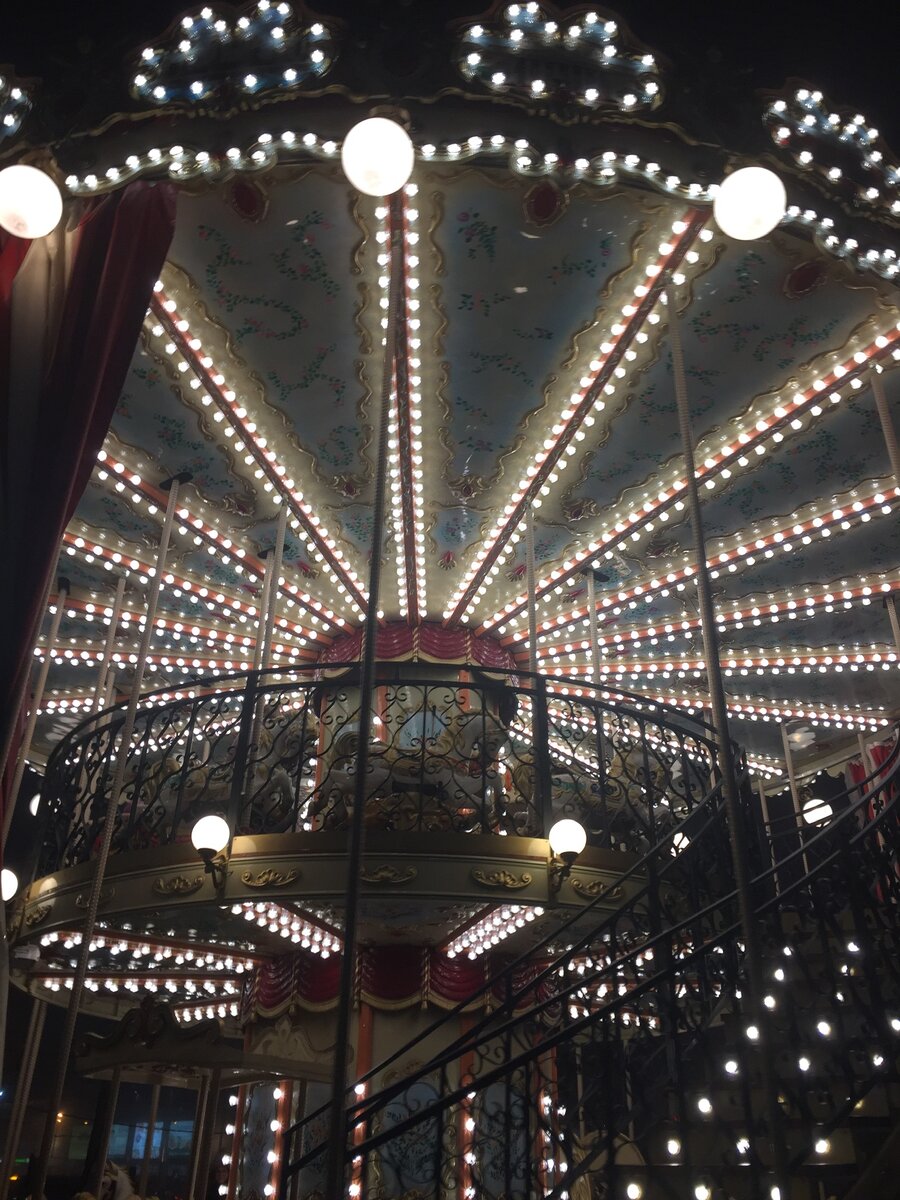 Иногда волшебство - это просто прокатиться на карусели. Фото сделано автором.