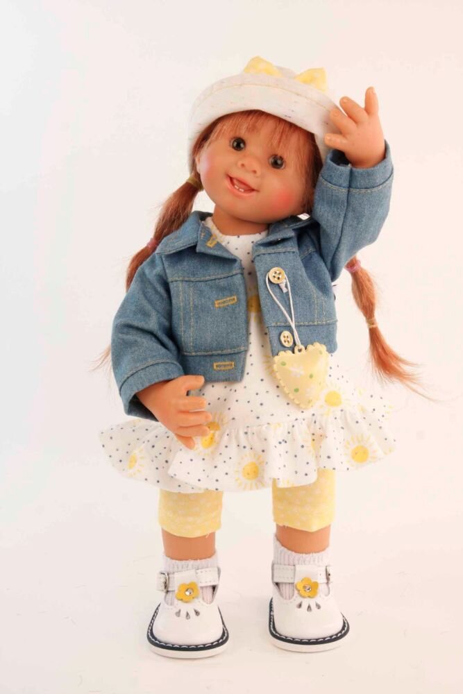 Кукла Вихтель Фиона с жёлтым сердечком. Фото Schildkrot 