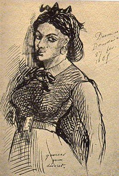 Жанна Дюваль. Рисунок Бодлера