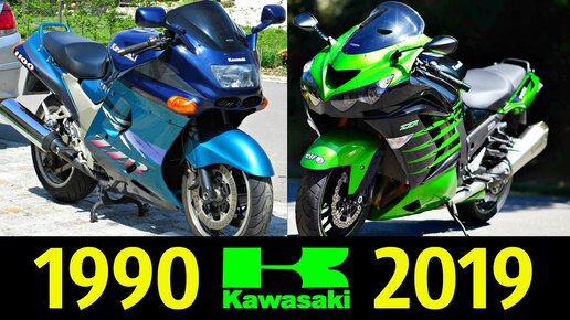 💚 Kawasaki Zx-14r (zzr-1400) - Все Модели ГиперБайка 💪!