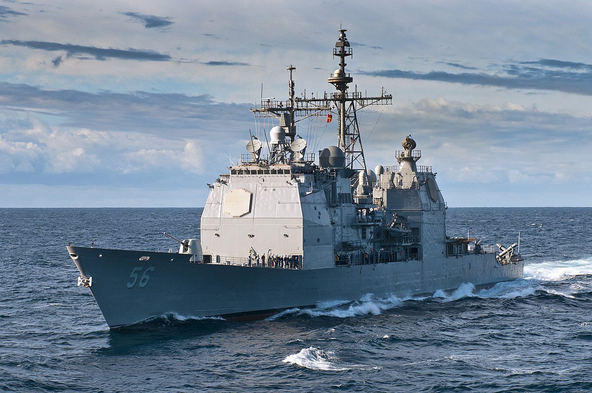 Ракетный крейсер CG-56 "San Jacinto". Источник: Яндекс.Картинки