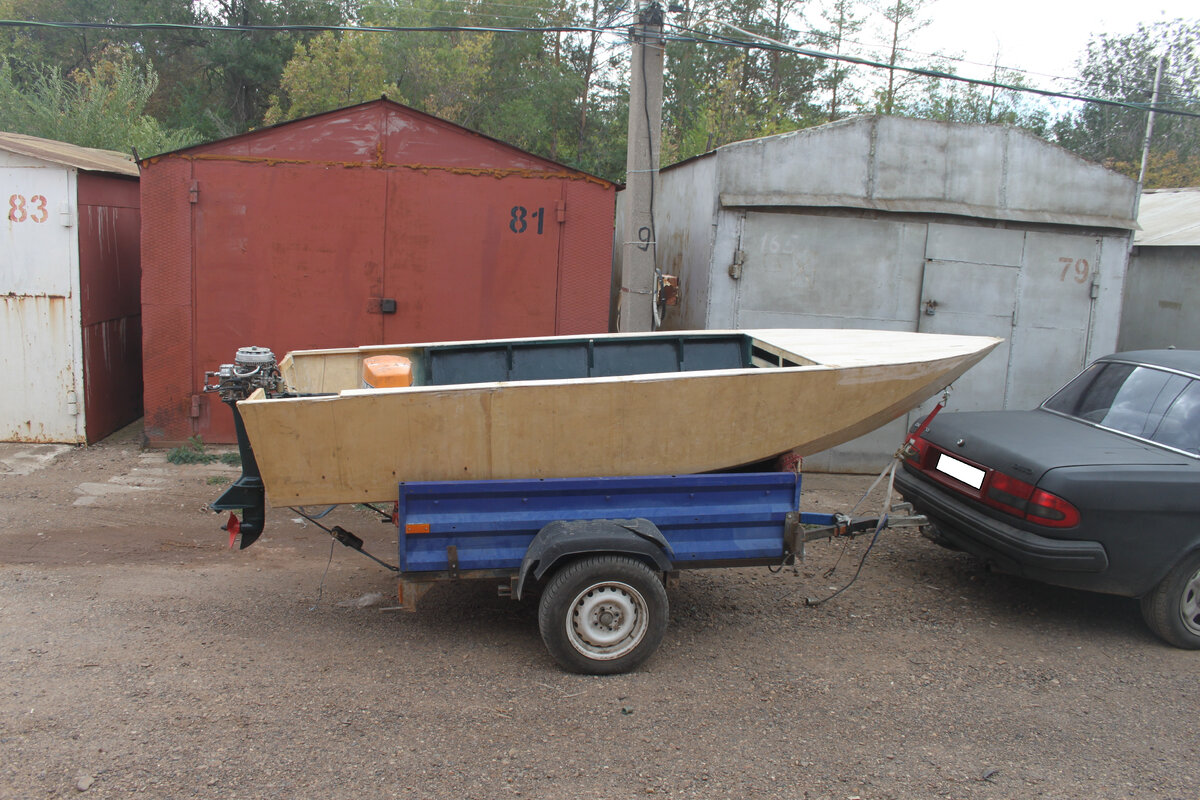 Лодка готова ехать на регистрацию