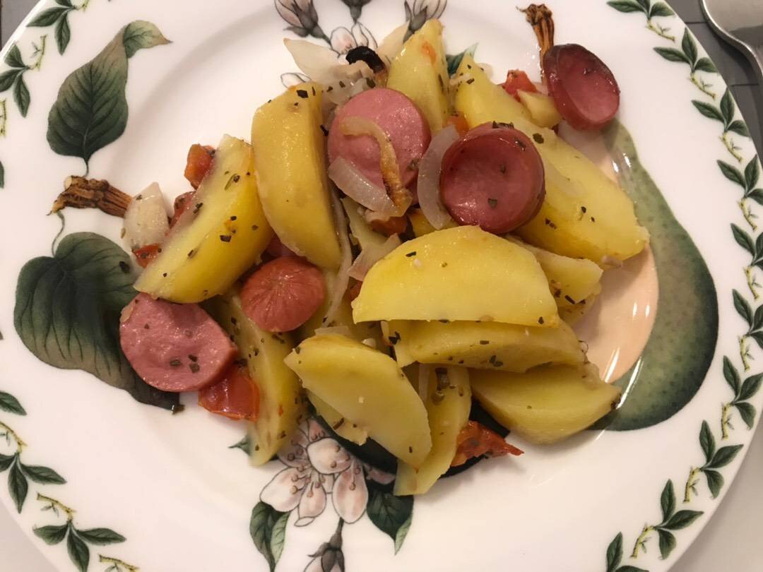 Запеканка с сосисками и картофелем в духовке — рецепт с пошаговыми фото и видео