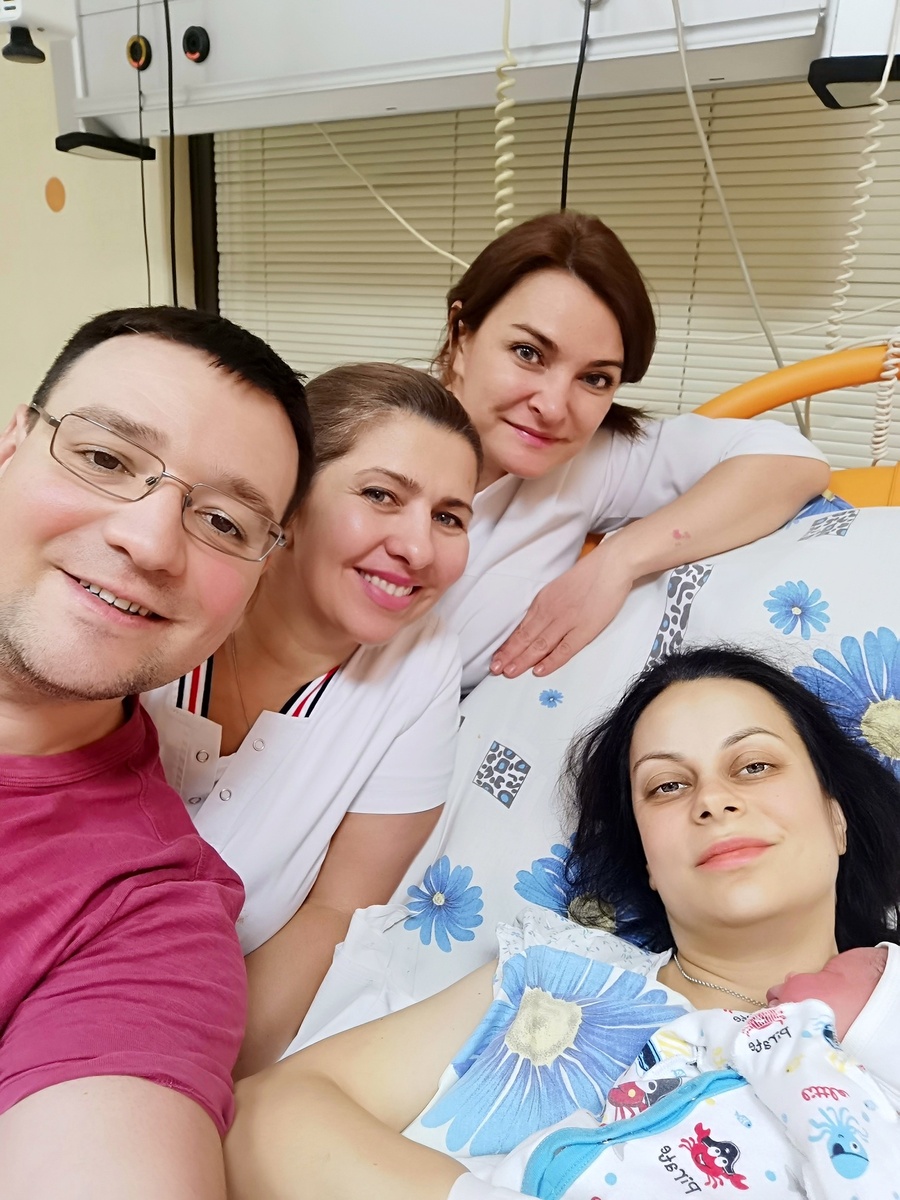 Наша прекрасная команда в родах
