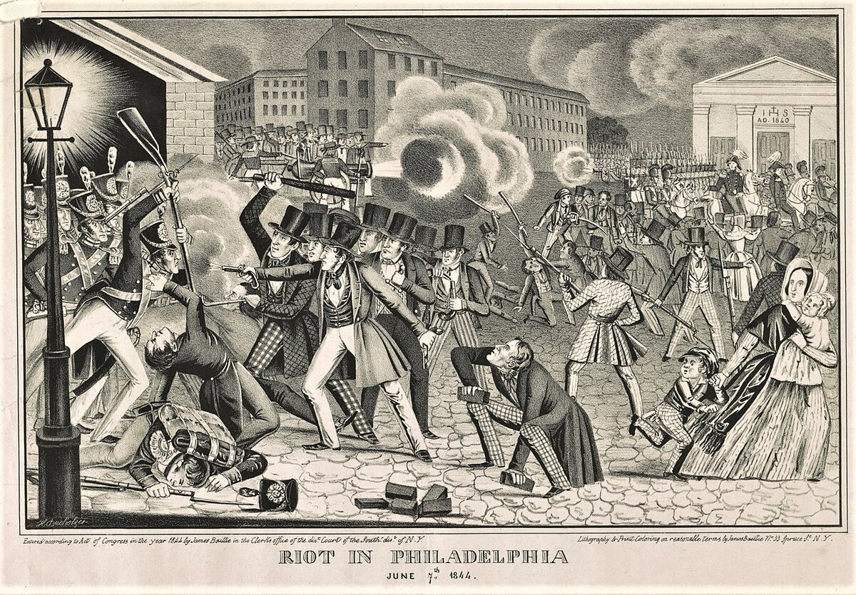 Филадельфийский бунт 1844 года.
