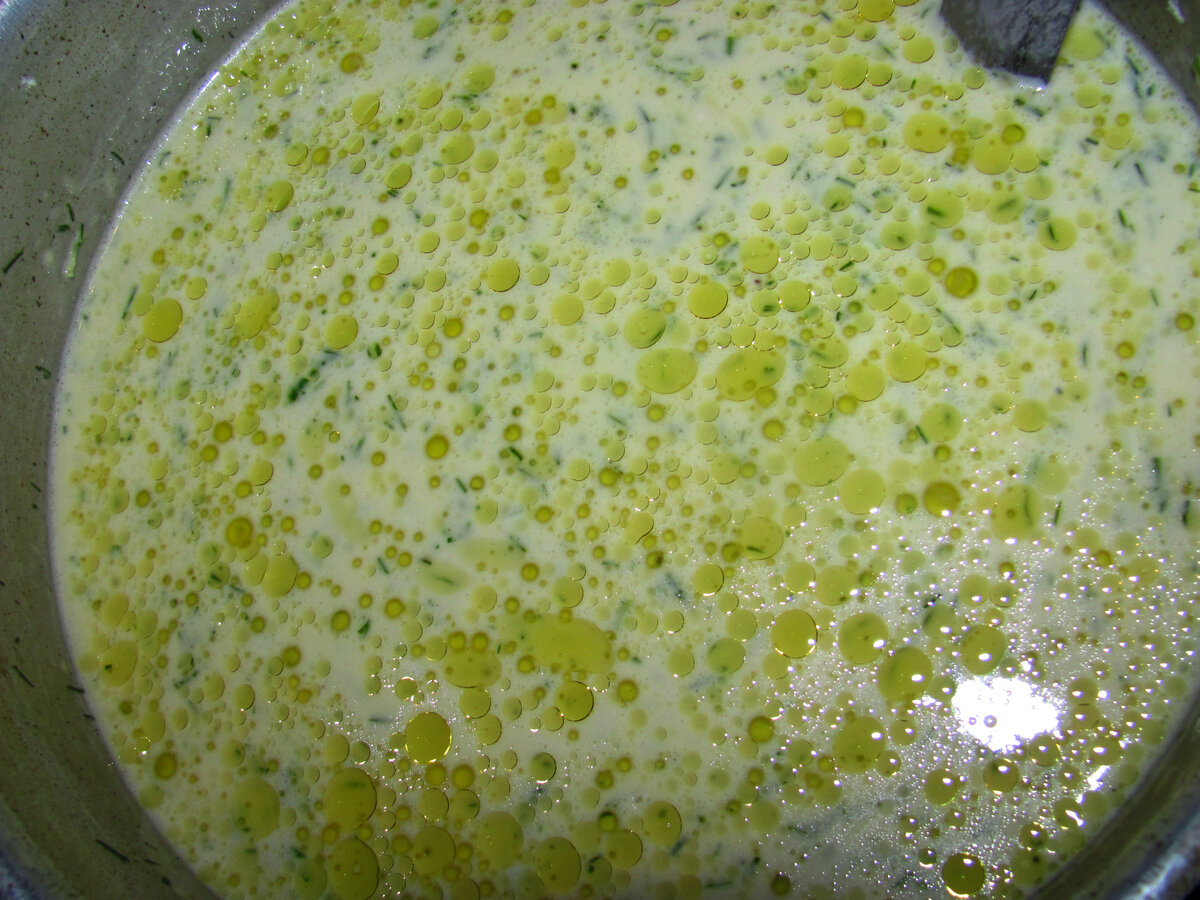 4л теста с 60 гр.укропа