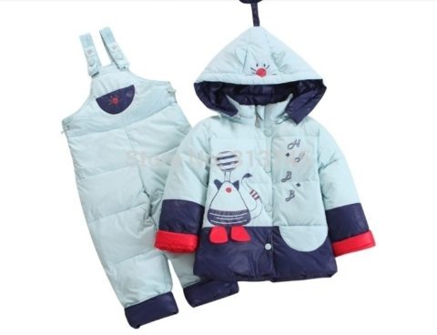  Детский пуховик и комбинезон.