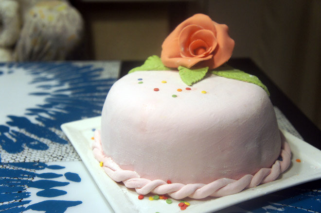 Торт с мастикой на День рождения — рецепт с фото и видео