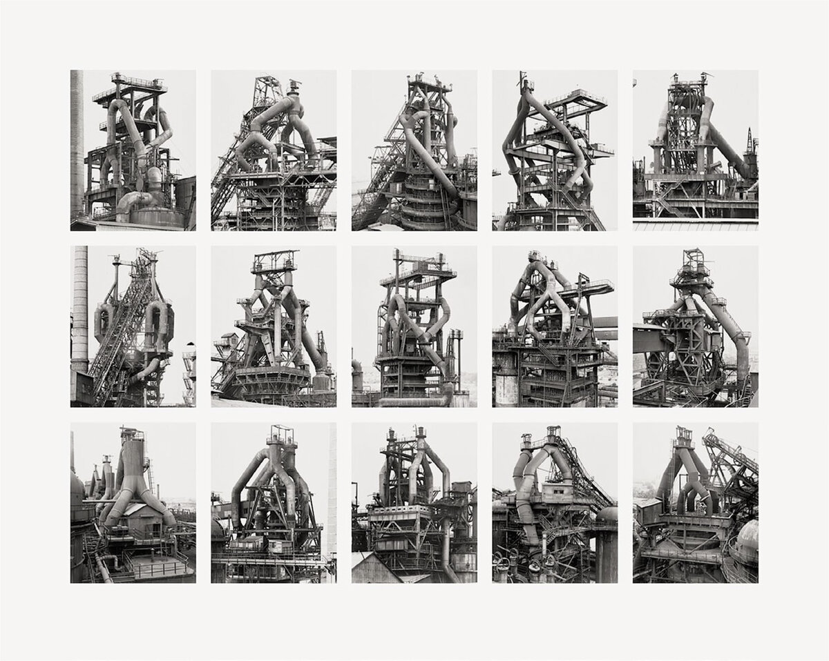 © Bernd & Hilla Becher, Blast Furnaces, 2007