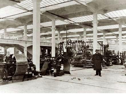 Свежесмонтированные станки в новеньких цехах Руссо-Балта 