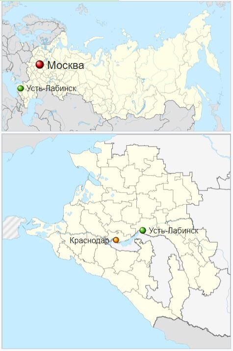 Карта усть лабинска с улицами