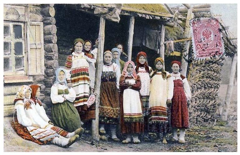 Семья на руси картинки
