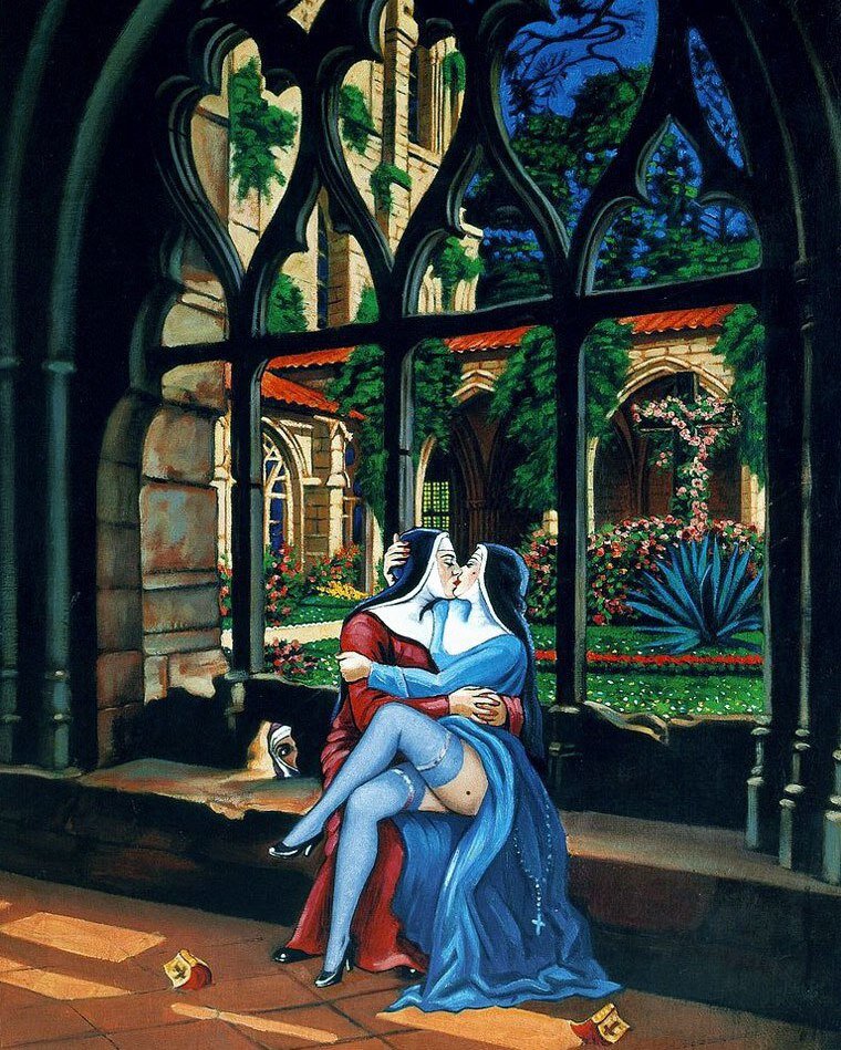  Камиль Кловис Труй «Сон в монастыре», 1952 