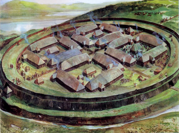 Крепость викингов  [Credit: Goodchild et al./Antiquity 2017]