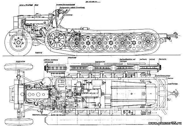 Чертеж sd kfz 251