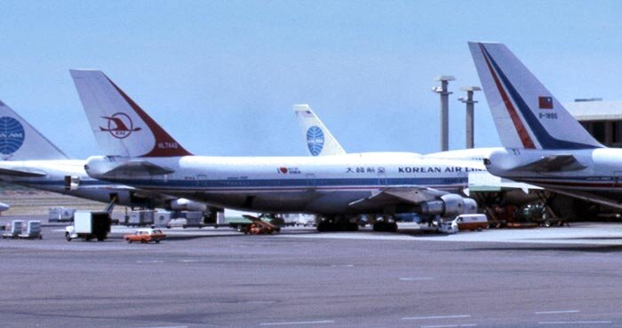 Самолет корейских авиалиний, который через два года после этого снимка собьют над Сахалином. Источник: Wikimedia.org