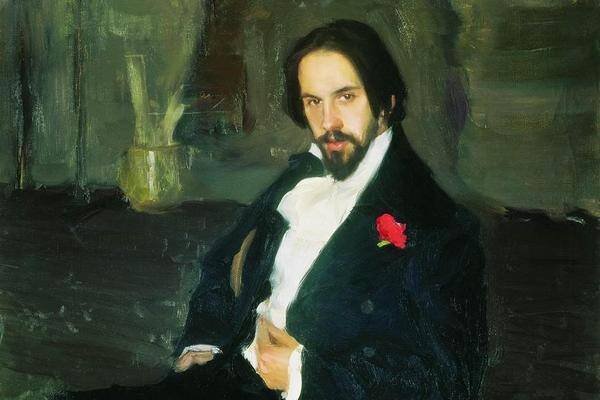 Иван Билибин (  портрет Б. Кустодиев)