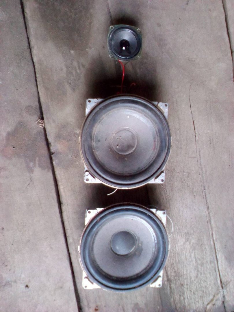 Динамики, которые были у меня в наличии