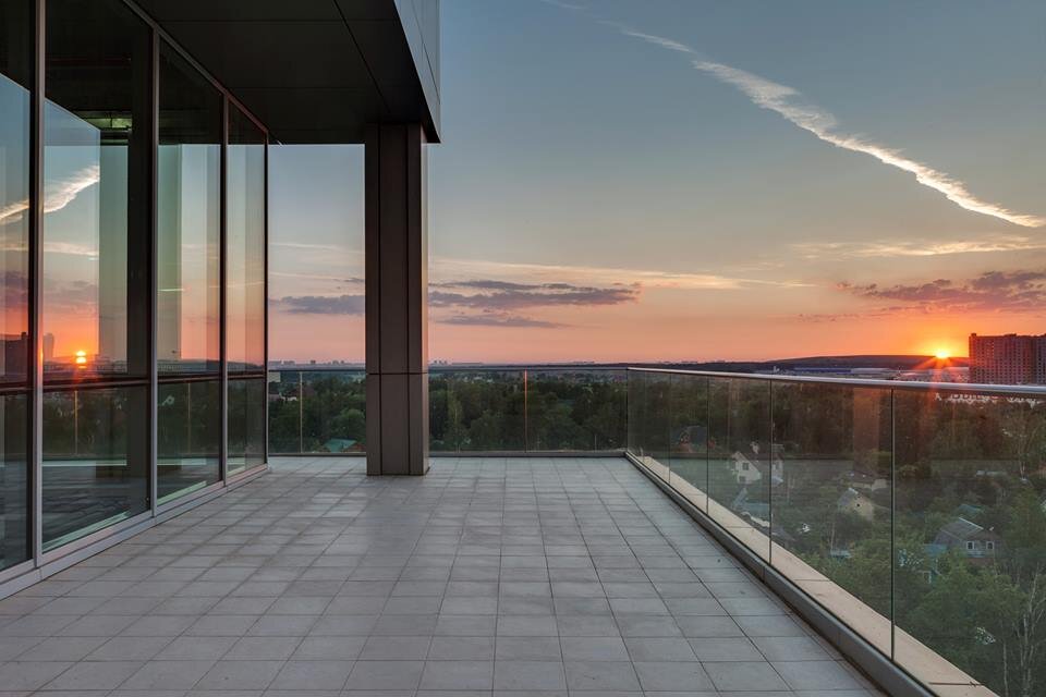 Живописный вид с террасы на седьмом этаже 
© Фото с сайта k2bp.ru