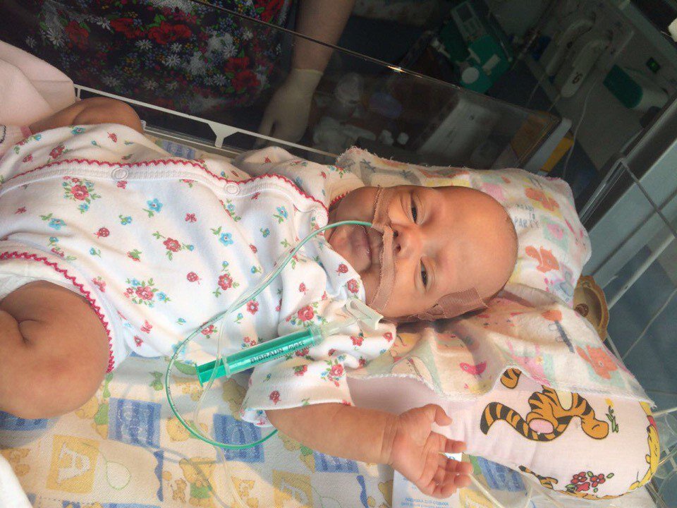 Алиса после рождения,2017 год.