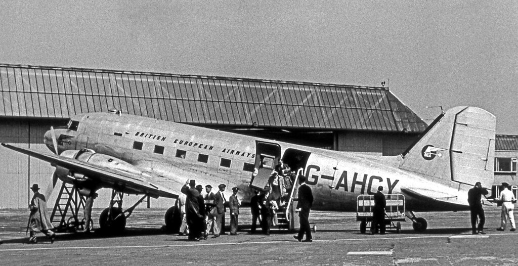 Douglas DC-3 авиакомпании British European Airways. Фото: RuthAS / commons.wikimedia.org