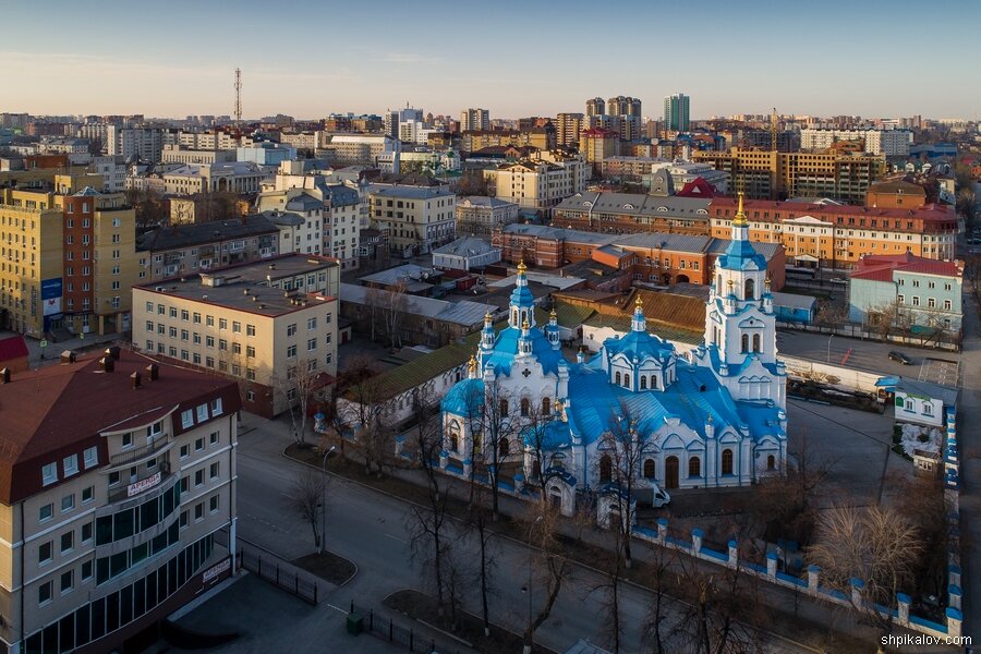 Знаменский кафедральный собор Тюмень колокольня