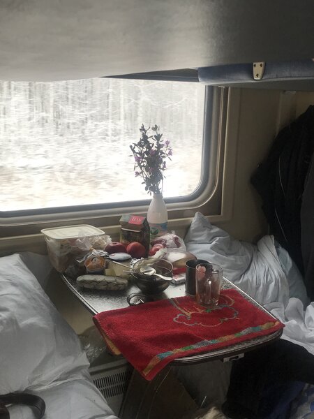 Елена - типичная пассажирка российского поезда