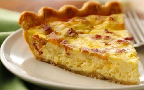 Quiche (пирог с заварным кремом)